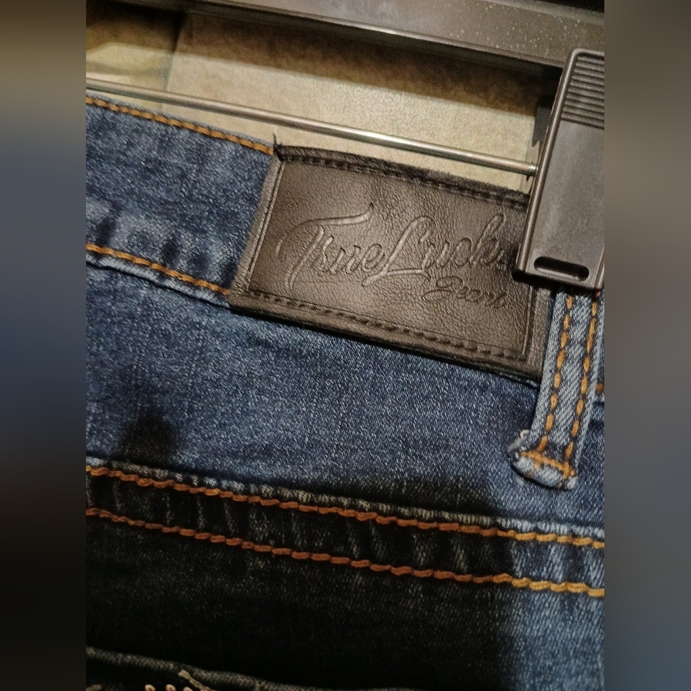 True Luck Bootcut Embellished Jeans Size 14 - Picture 4 of 5